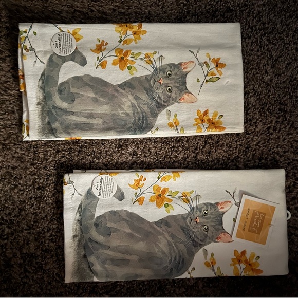 Sweet Home Cat Tea Towels - Picture 4 of 6